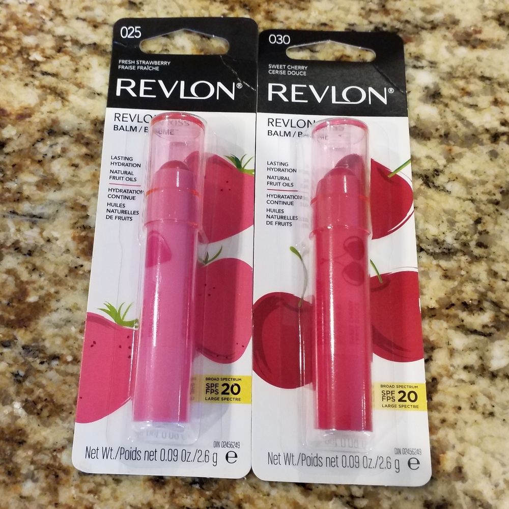Revlon Kiss Balm. Two pc NEW NWT